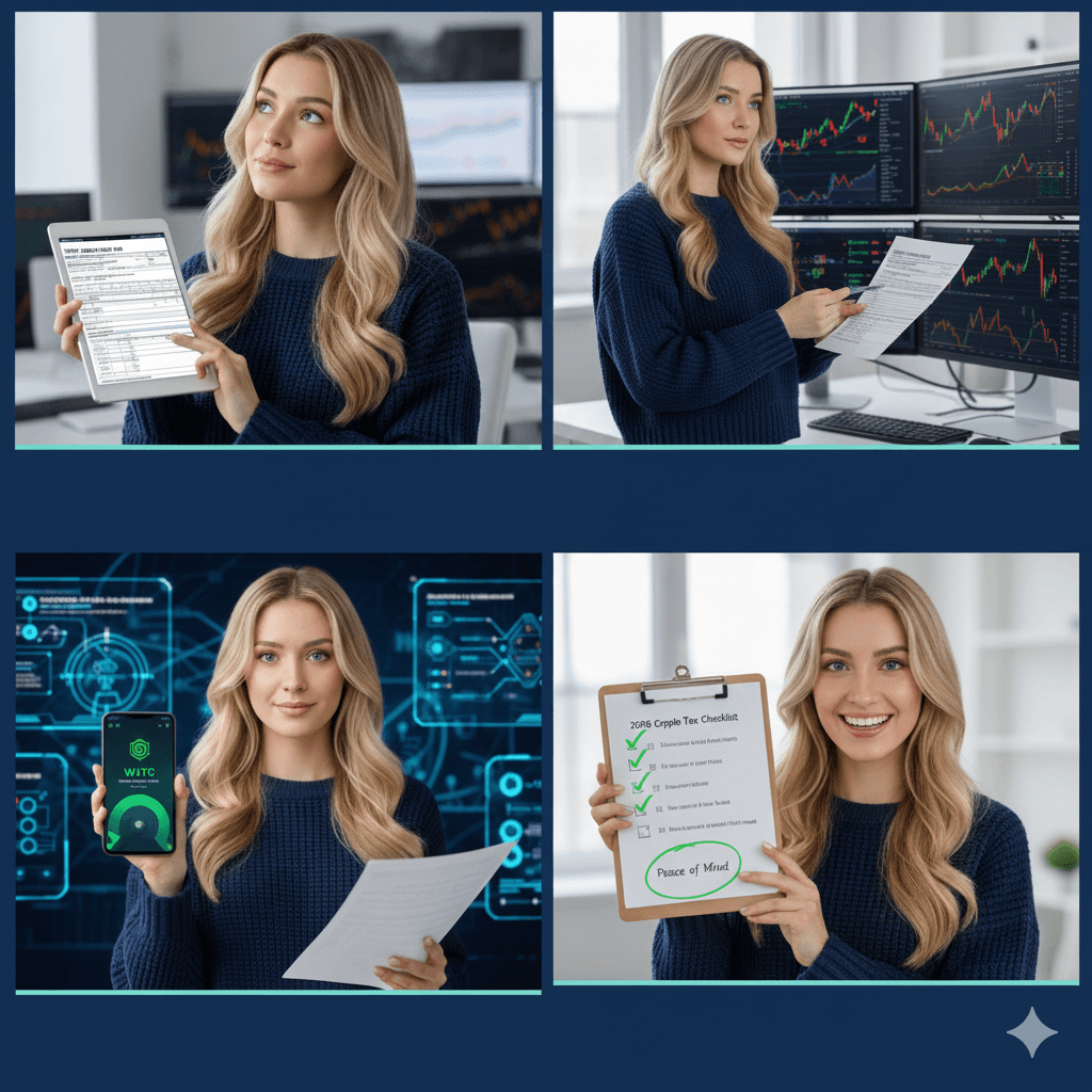 Infographic showing IRS Form 1099-DA 2026 boxes for digital asset reporting.