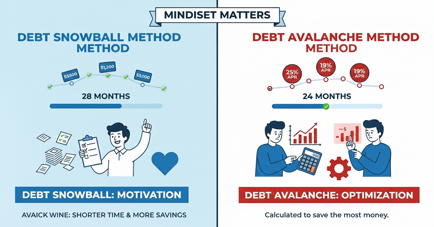 Debt Snowball vs Avalanche Method