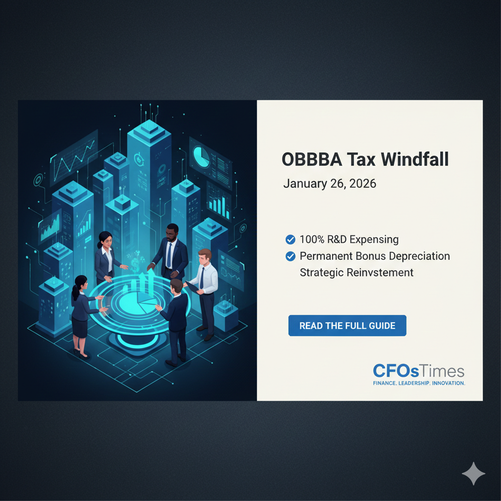 OBBBA Tax Windfall: 2026 Strategic Reinvestment Guide for CFOs
