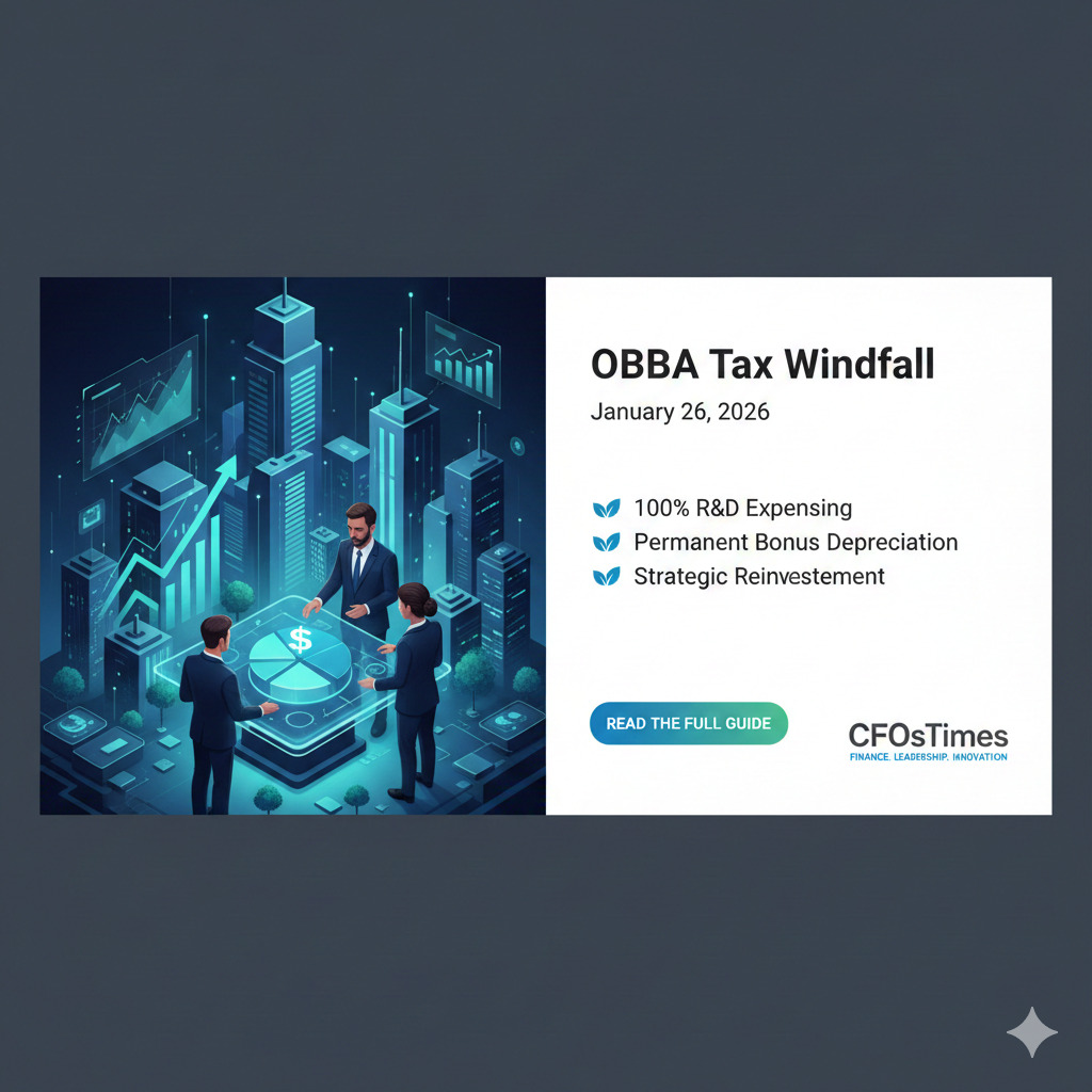 OBBBA Tax Windfall: 2026 Strategic Reinvestment Guide for CFOs