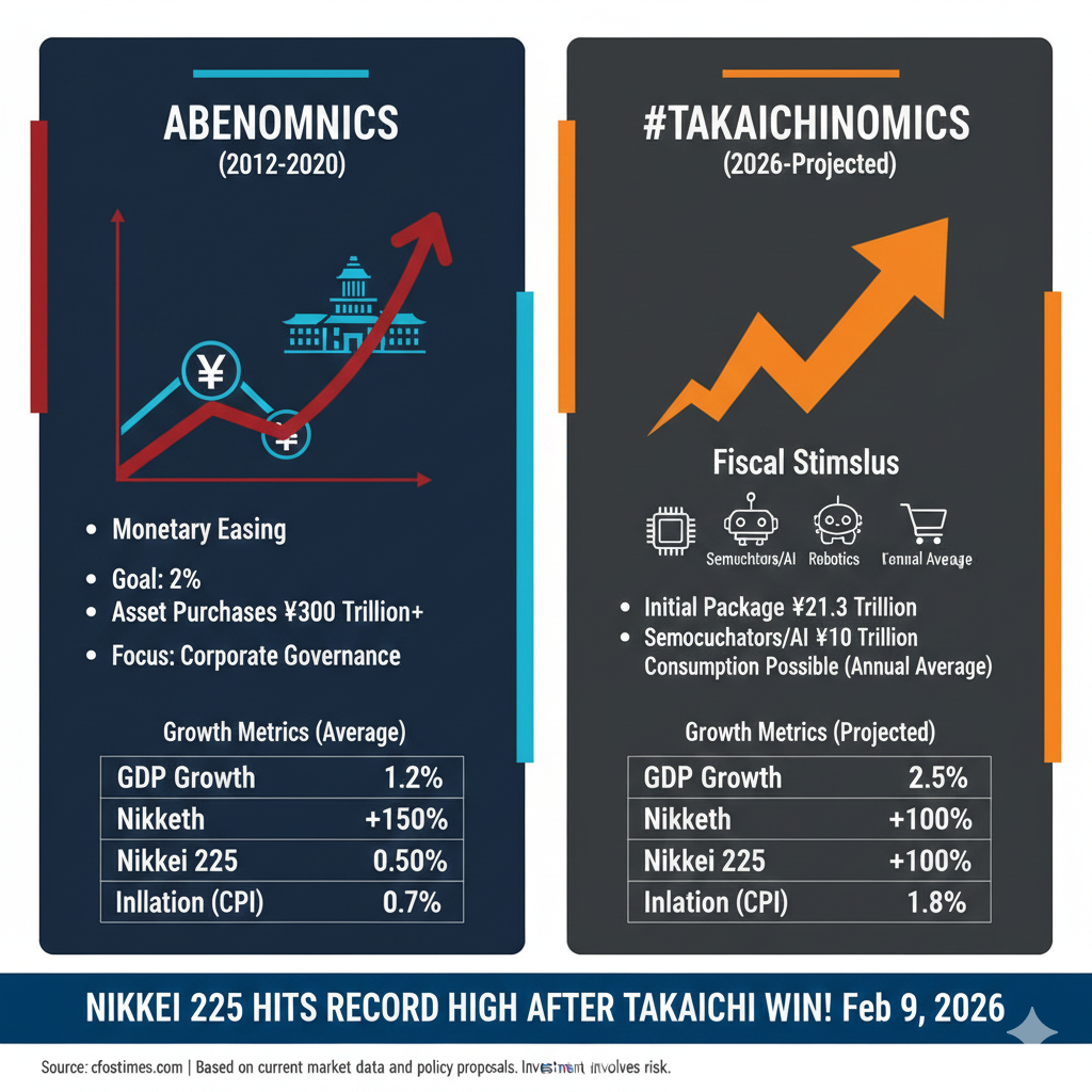 Nikkei 225 Record High After Takaichi Win