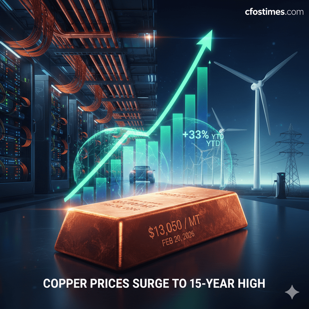 Copper Prices Surge to 15-Year High