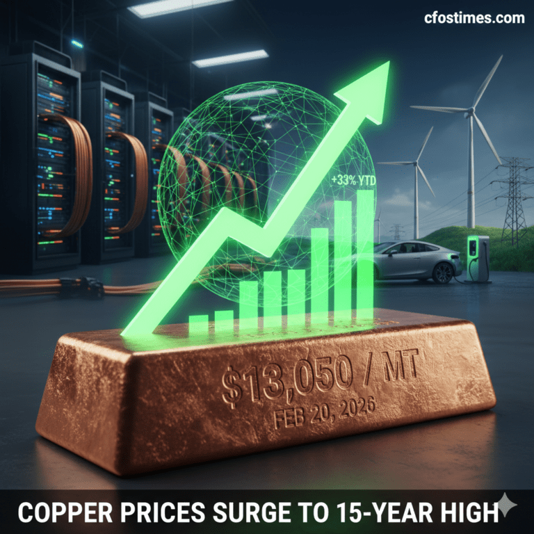 Copper Prices Surge to 15-Year High