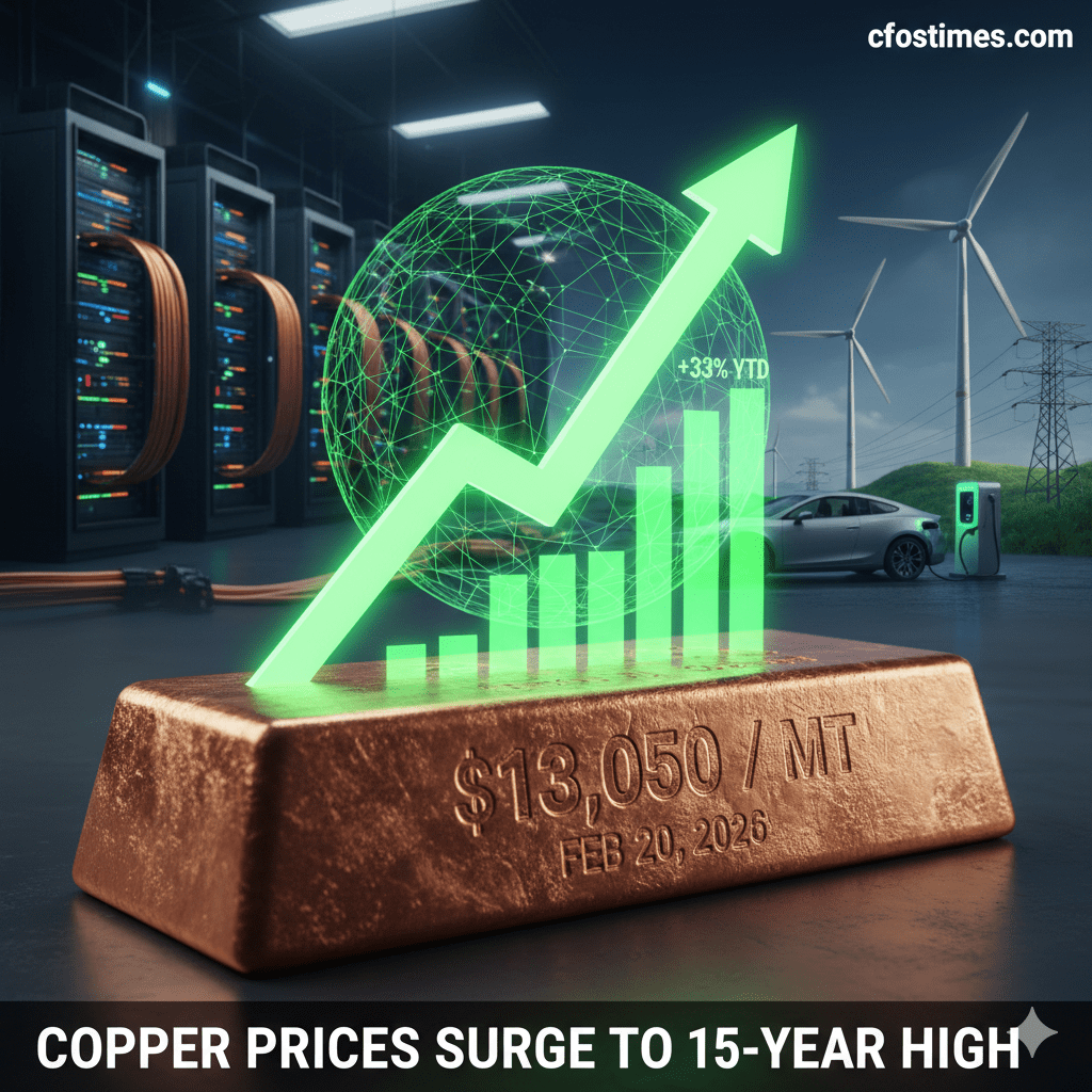 Copper Prices Surge to 15-Year High