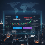Coinbase Yahoo Finance stock trading integration