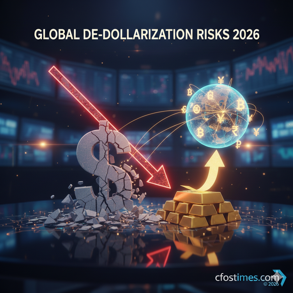 Global De-Dollarization Risks 2026