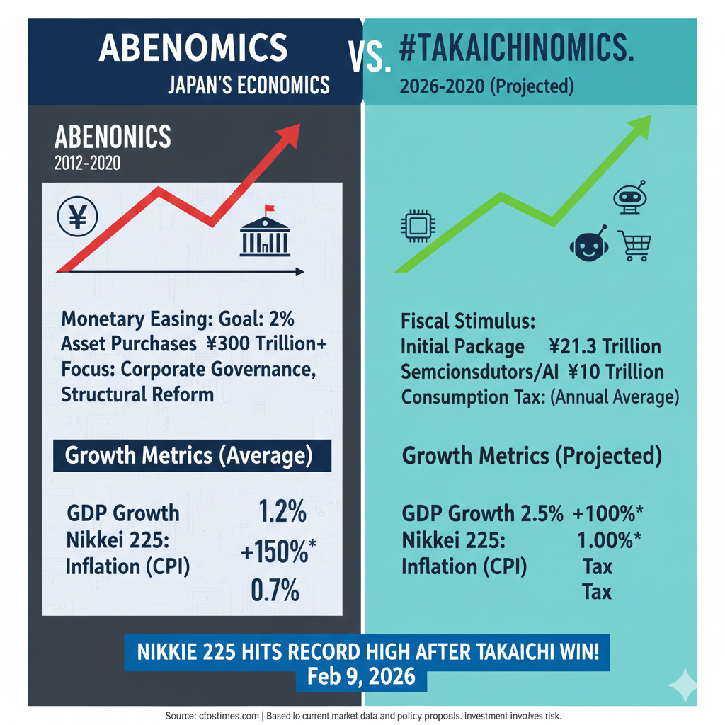 Nikkei 225 Record High After Takaichi Win