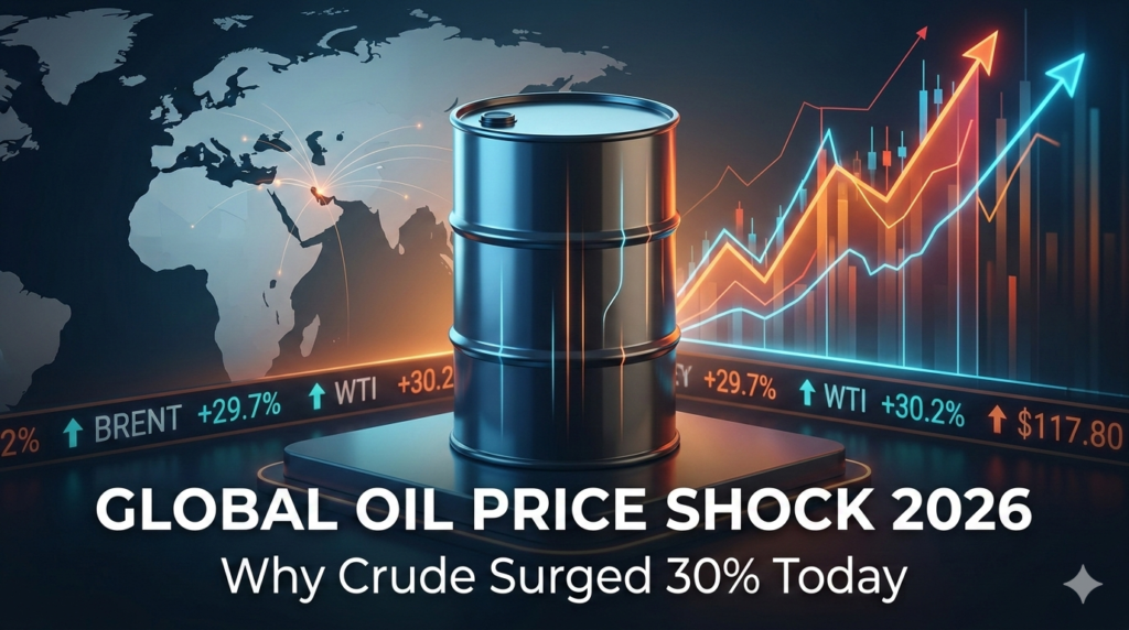 Global Oil Price Shock 2026: Why Crude Surged 30% Today