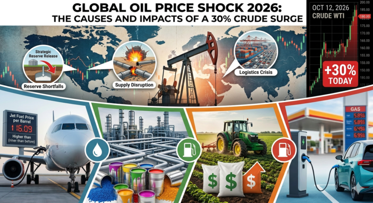 Global Oil Price Shock 2026: Why Crude Surged 30% Today