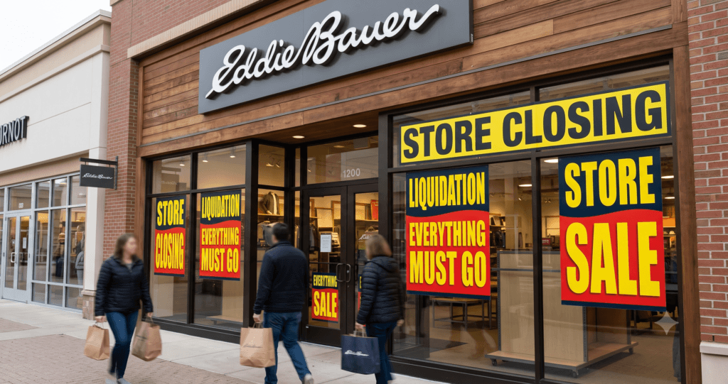why Eddie Bauer to close all 174 stores