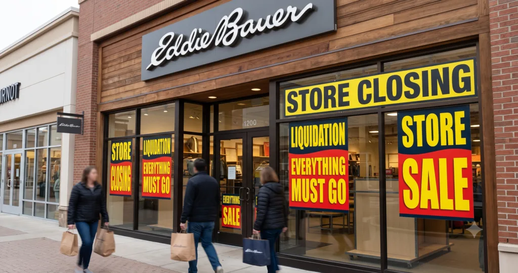 why Eddie Bauer to close all 174 stores