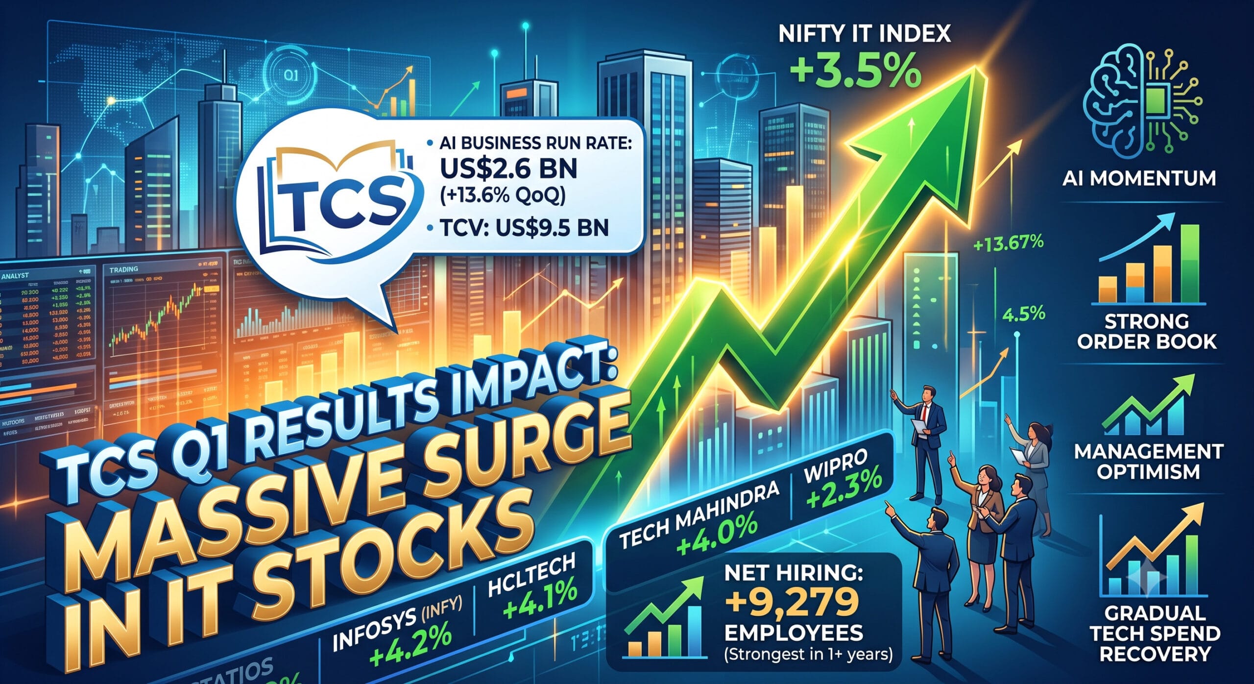 TCS Q1 results impact on IT stocks