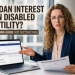 Home Loan Interest Column Disabled in ITR Utility