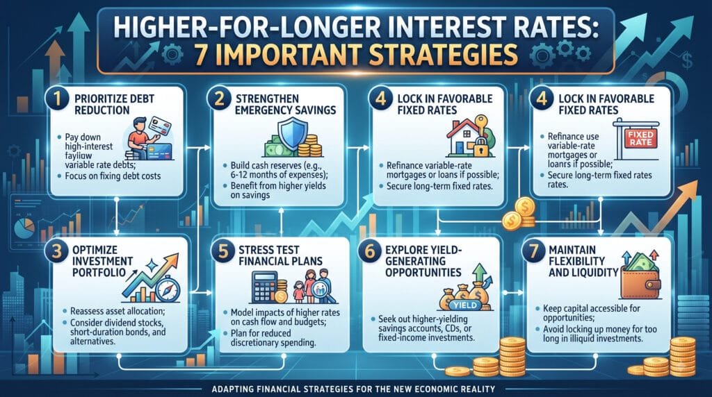 Higher-for-Longer Interest Rates: 7 Important Strategies