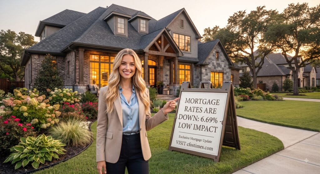 Mortgage Rates Fell To 6.69%