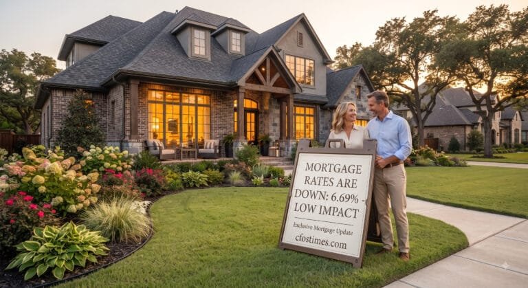 Mortgage Rates Fell To 6.69%