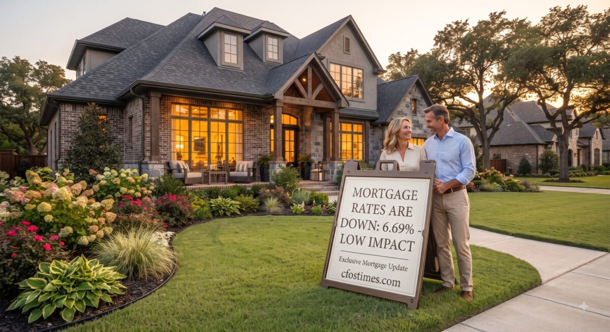 Mortgage Rates Fell To 6.69%