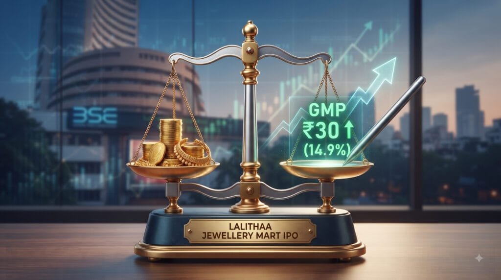 Lalithaa Jewellery Mart IPO GMP