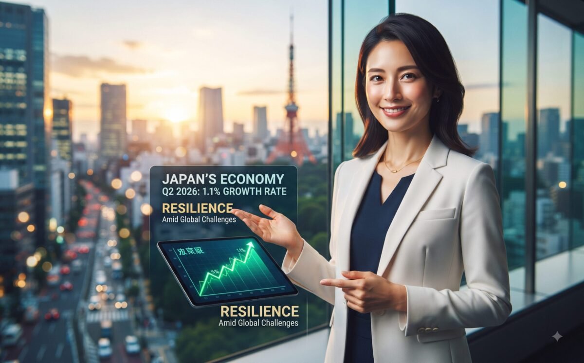 Japan’s Q2 Economy Manages 1.1% Growth Rate